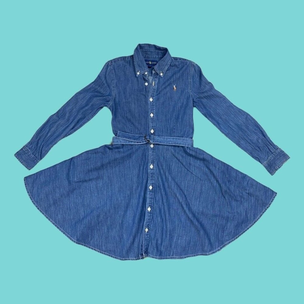 Vintage Ralph Lauren Denim Mini Dress